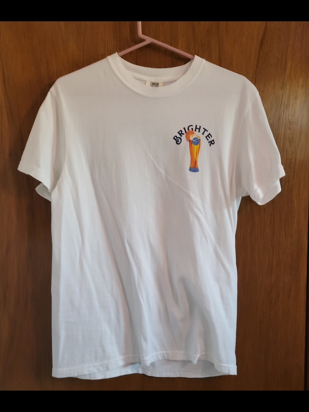 Brighter Blue Moon Graphic White T-Shirt
